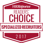 Canadian HR Reporter 2017 Reader's Choice Awards - Specialized Recruiters
